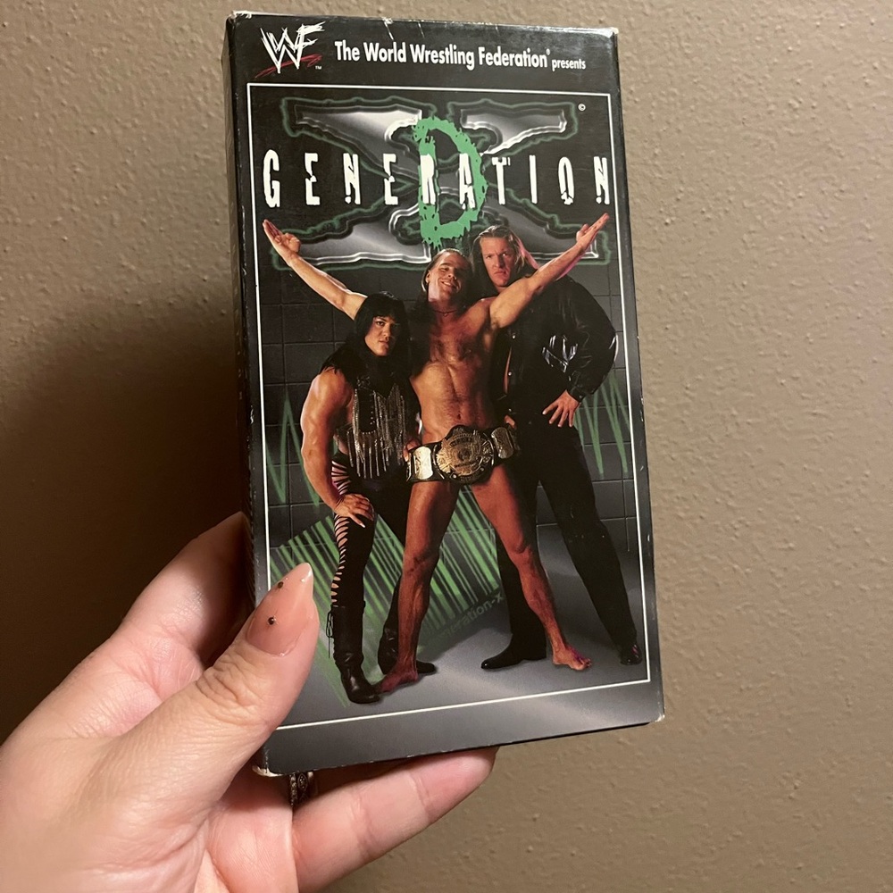 Vintage 1998 WWF D Generation X vhs tape